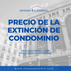 Consulta el precio notario extinción de condominio. Abogados expertos en derecho de la propiedad defienden tus intereses.