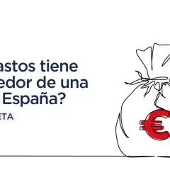Guía completa sobre los gastos de compraventa de vivienda para vendedores en España. Bolsa de dinero con símbolo de euro.