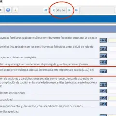 Casilla 0853: cantidades invertidas en alquiler de vivienda habitual. ¿Por qué no me desgrava el alquiler?