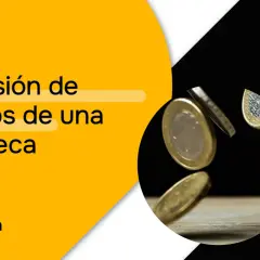 Provisión de fondos hipoteca: monedas cayendo.