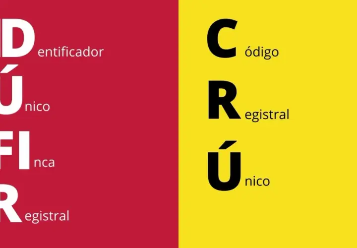 El CRUF es un identificador único y registral.