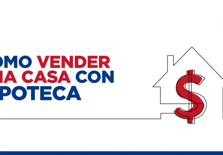 Guía para vender piso con hipoteca. Casa con símbolo de dólar y globo aerostático RE/MAX.
