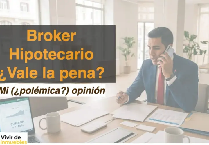 Hombre de negocios en el teléfono, discutiendo hipotecas. ¿Vale la pena contratar brokers hipotecarios? Opinión.