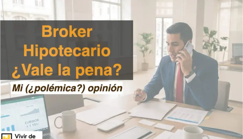 Hombre de negocios en el teléfono, discutiendo hipotecas. ¿Vale la pena contratar brokers hipotecarios? Opinión.
