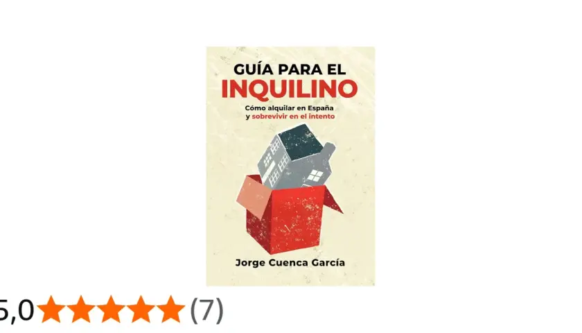 Guía para el inquilino, que es arrendatario, con una casa saliendo de una caja.