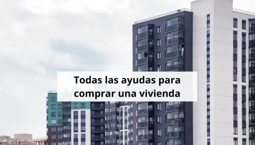 Edificios modernos. Descubre todas las ayudas para comprar vivienda, incluyendo la ayuda hipoteca jóvenes.