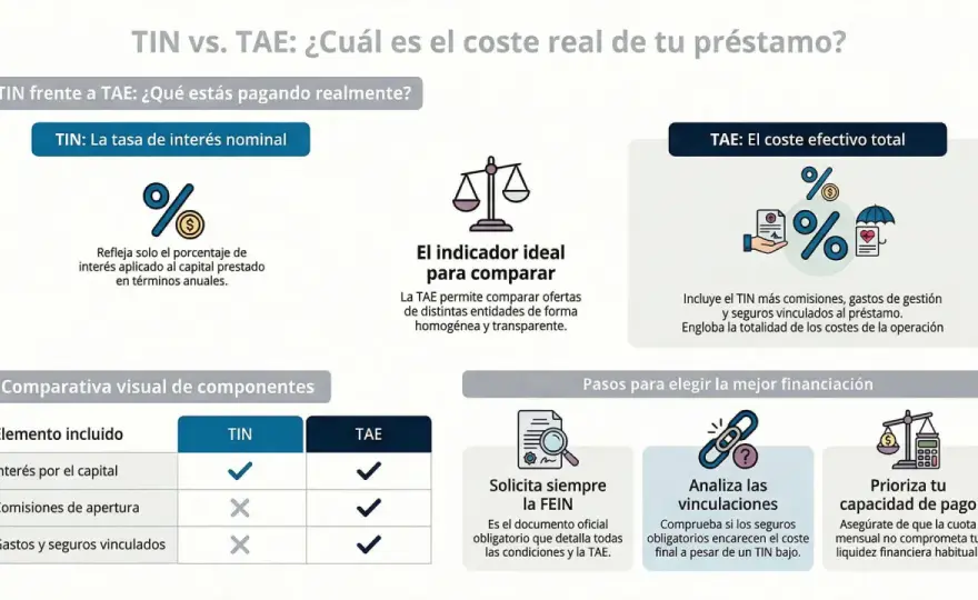 TIN vs TAE en hipotecas - No te dejes engañar por el interés bajo