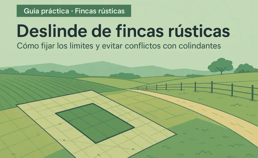 Deslinde de finca - Evita conflictos y ahorra dinero