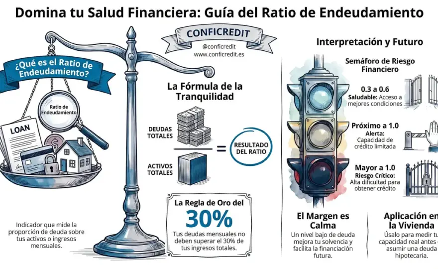Ratio de endeudamiento - Clave para tu hipoteca