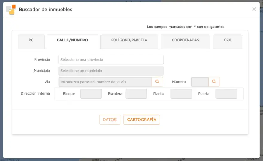 Nota simple sin referencia catastral - Guía para localizar fincas