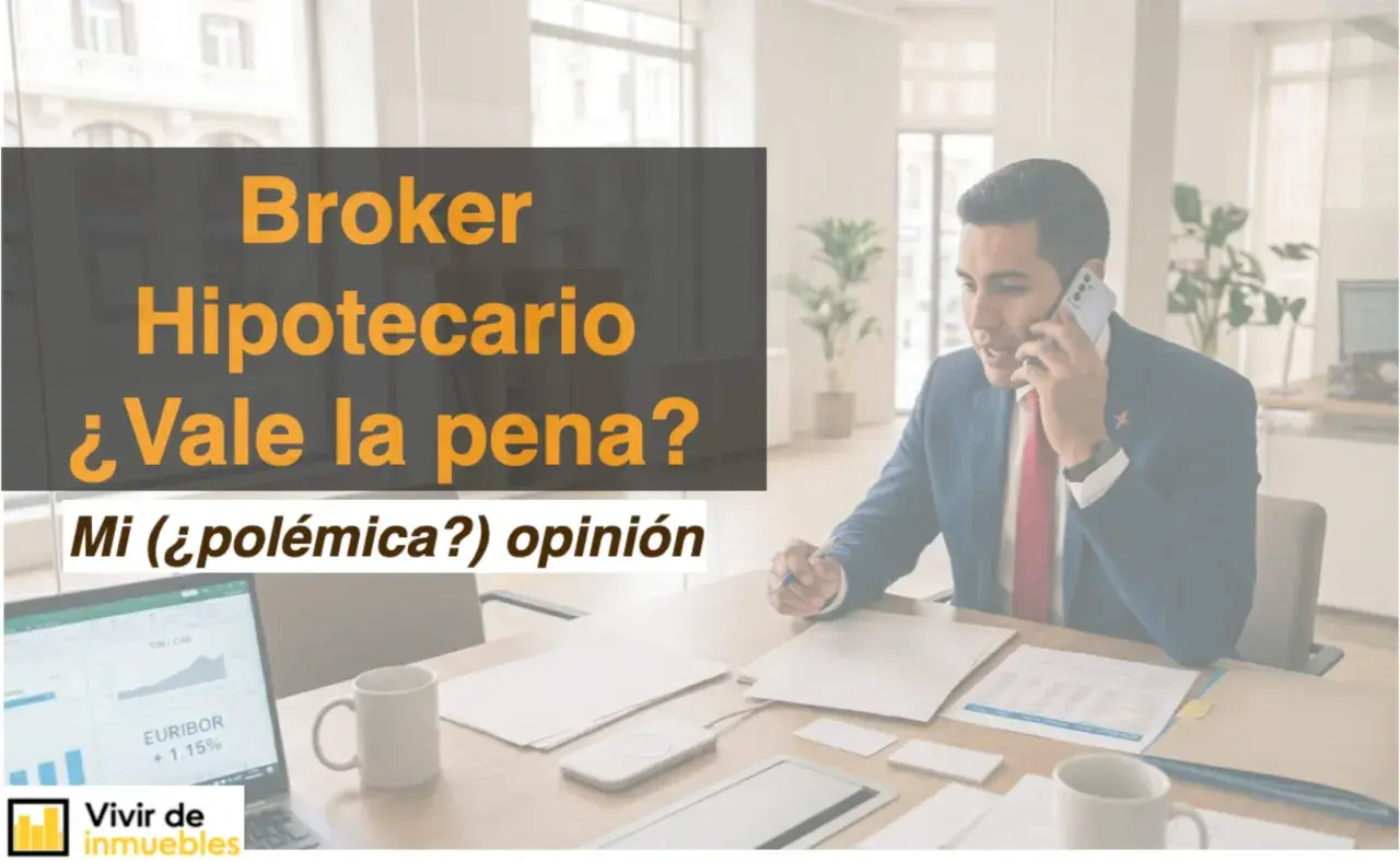 Hombre de negocios en el teléfono, discutiendo hipotecas. ¿Vale la pena contratar brokers hipotecarios? Opinión.