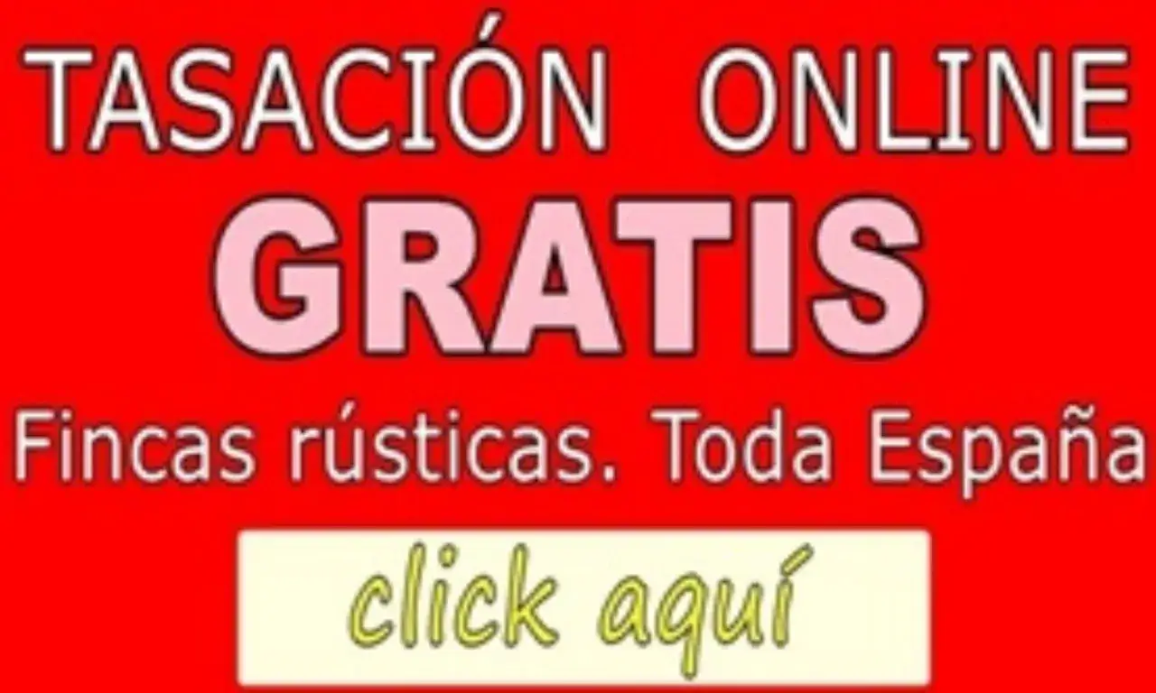 Tasación online gratuita de fincas rústicas en toda España. ¡Haz clic aquí para tu tasación terreno rustico!