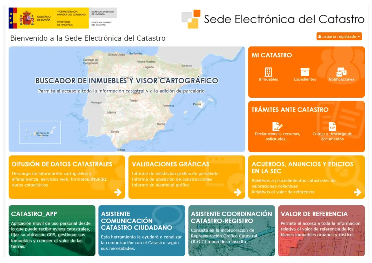 Accede a la información sobre el valor de referencia de inmuebles urbanos y rústicos.